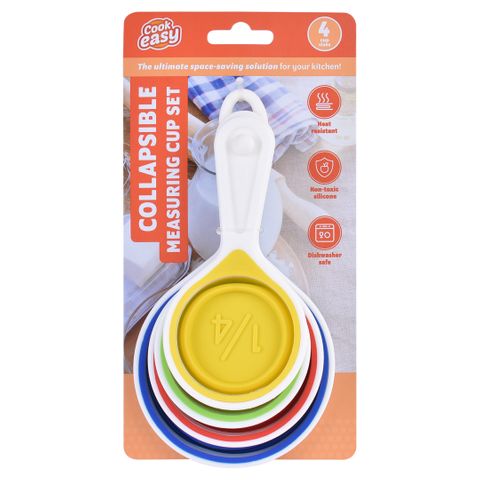 COLLAPSIBLE SILICONE MEASURING CUP SET