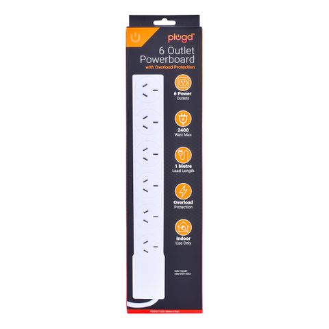 6 OUTLET POWERBOARD