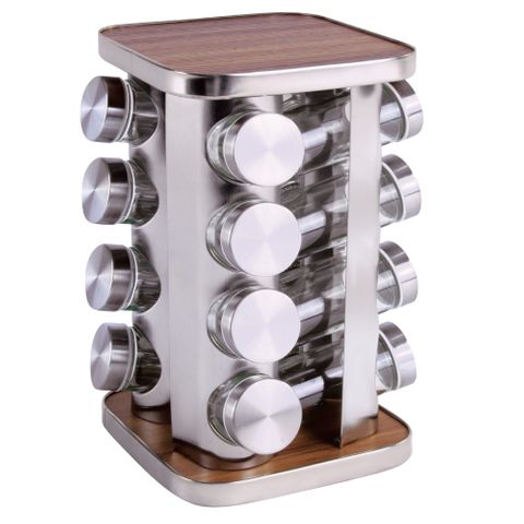 16PC ROTARY SPICE RACK