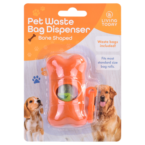 DOG POOP BAG WITH ONE ROLL (15 BAGS) DISPENSER