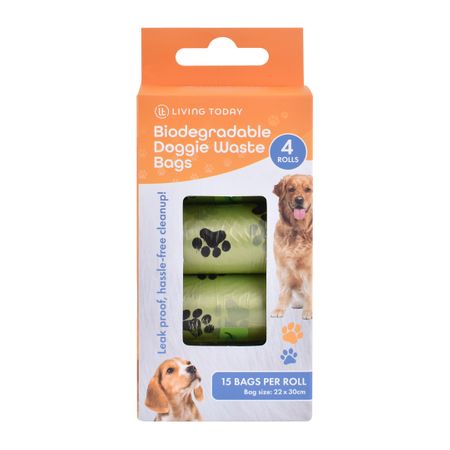 4PK ECO FRIENDLY DOGGIE POOP BAG (60 BAGS)