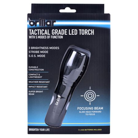 LED FIVE MODE TACTICAL TORCH