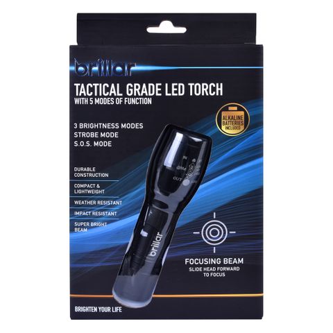 LED FIVE MODE TACTICAL TORCH
