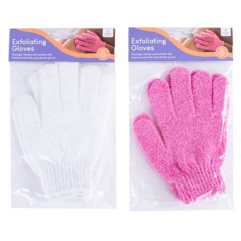 EXFOLIATING GLOVES