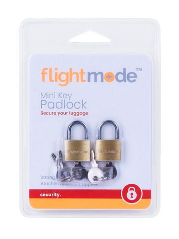 BRASS PADLOCKS 2PK