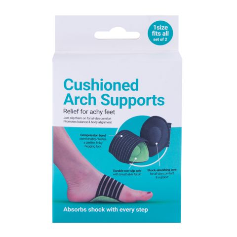 CUSHIONED ARCH SUPPORTS - SET OF 2