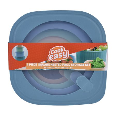 4PK SQUARE NESTED STORAGE SET
