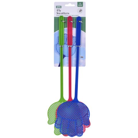 3 PACK FLY SWATTERS