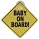2PK BABY ON BOARD SIGN
