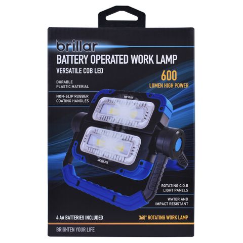 BRILLAR BATTERY OPERATED WORK LIGHT