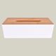 TISSUE BOX WITH BAMBOO LID