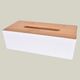 TISSUE BOX WITH BAMBOO LID