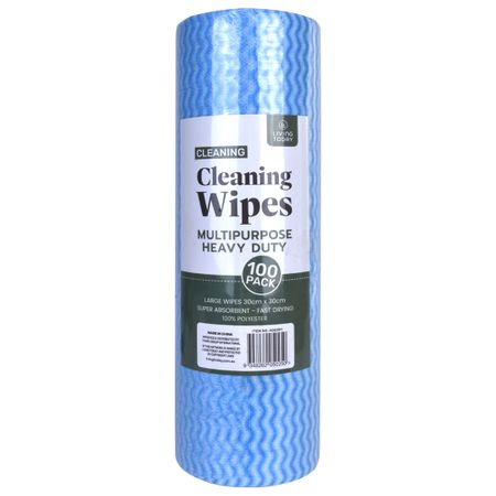 CLEANING WIPES LARGE 100PK