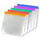 5PC ZIPPER SEAL REUSABLE BAGS