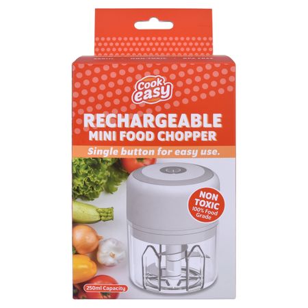 RECHARGEABLE FOOD CHOPPER (250ml)