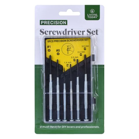 PRECISION SCREWDRIVER SET (6 PCS)