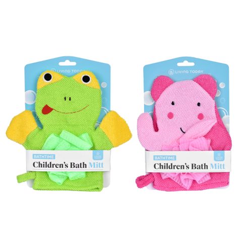 CHILDREN'S BATH MITT
