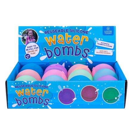 MAGNETIC CLOSURE SILICONE WATER BOMBS 12PC CDU