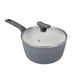 8 PIECE COOKWARE SET(white and grey)
