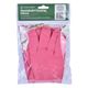 HOUSEHOLD LATEX CLEANING GLOVES 2 ASST  (Green / Pink)