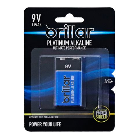 9V PLATINUM ALKALINE BATTERY