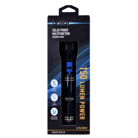 SOLAR POWER MULTIFUNCTION TREKKING TORCH