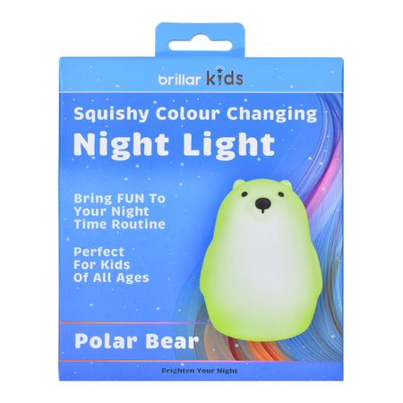 SQUISHY POLAR BEAR NIGHT LIGHT