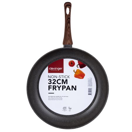 CLEVINGER 32CM NON-STICK FRYPAN (BLACK)