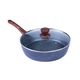 CLEVINGER 28CM NON-STICK SAUTE PAN WITH LID (BLACK)