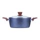 CLEVINGER 24CM NON-STICK CASSEROLE WITH LID (BLACK)