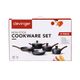 8 PIECE COOKWARE SET(BLACK)