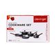 8 PIECE COOKWARE SET(BLACK)