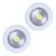 2PK CORDLESS PEEL N STICK WITH ALKALINE BATTERY