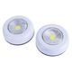 2PK CORDLESS PEEL N STICK WITH ALKALINE BATTERY