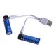 2PK AA USB RECHARGEABLE LI-ION BATTERY