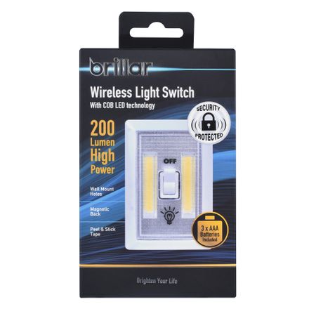 WIRELESS LIGHT SWITCH WITH COB LED TECHNOLOGY