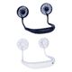 USB RECHARGEABLE NECK FAN (WHITE/BLACK)