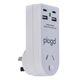 2*USB-A AND 2*USB-C WALL CHARGER WITH SURGE PROTECTION