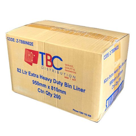 54LTR BLACK BIN LINER 850 X 640 (250/CTN