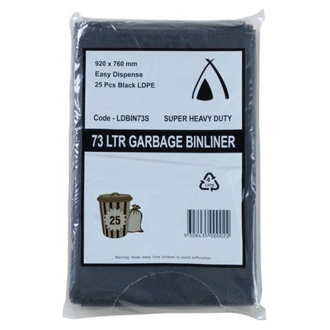 73L BLACK BAGS 900X760  CTN/200-45UM