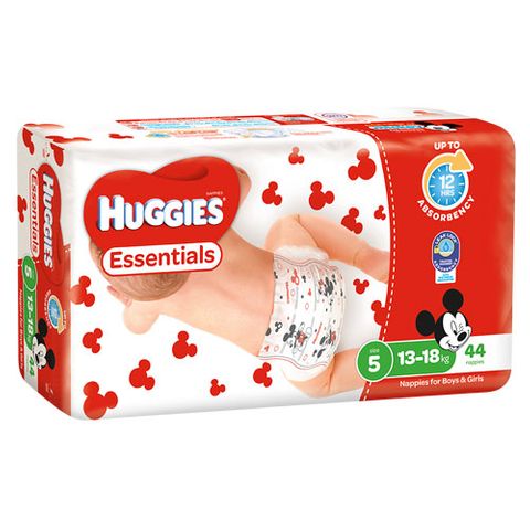 HUGGIES ESSENTIAL NAPP SIZE 5 44X4