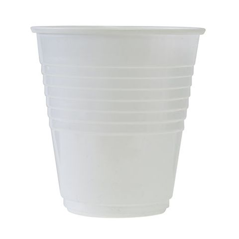 6oz WHITE PLASTIC CUP 1000/CTN