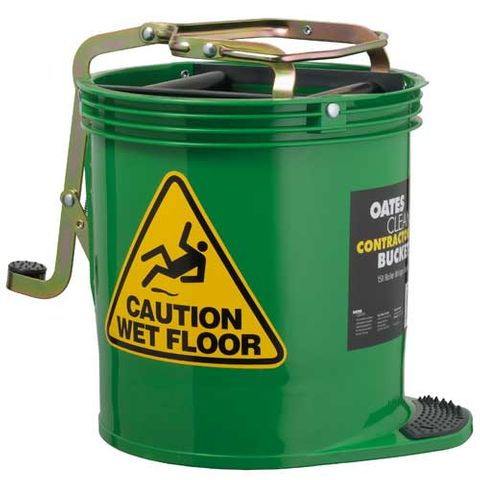 H/D PLASTIC MOP BUCKET GREEN