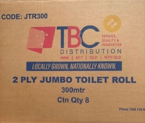TBC PREMIUM JUMBO TOILET ROLL (TCA)