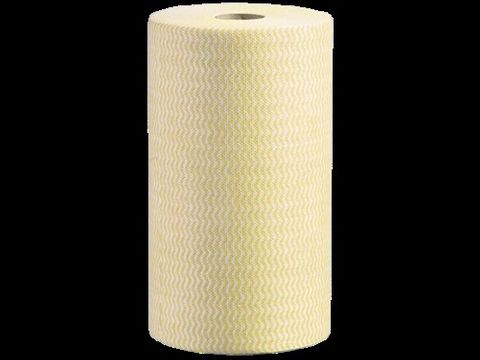 VALUE WIPES 45mtr ROLL YELLOW