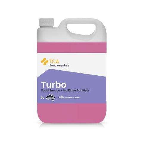 TURBO FOOD SERVICE NO RINSE SANITISER