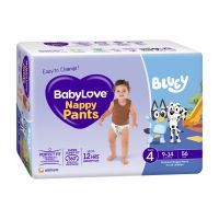 BABYLOVE NAPPY PANTS TODDLER SIZE 4 2X56