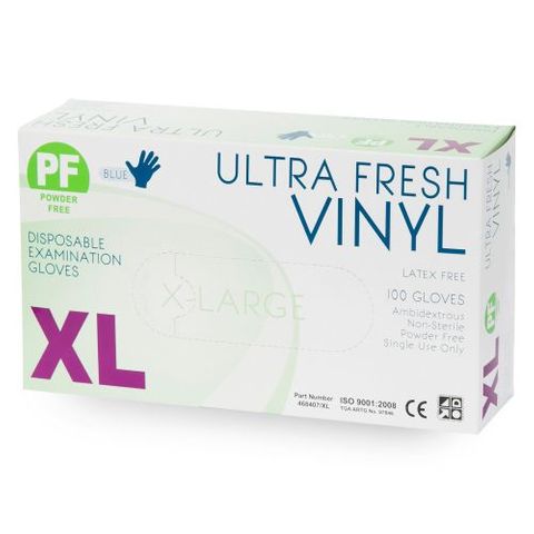 468407 P/FREE BLUE VINYL XLARGE PKT/100