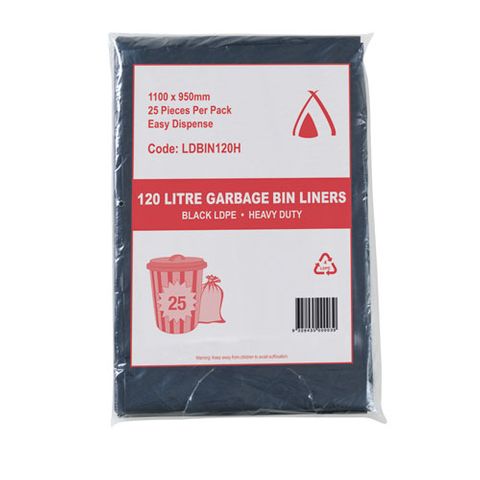 BLACK GARBAGE BAGS