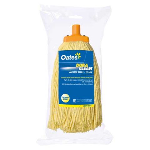 YELLOW DURACLEAN MOP HEAD 400g